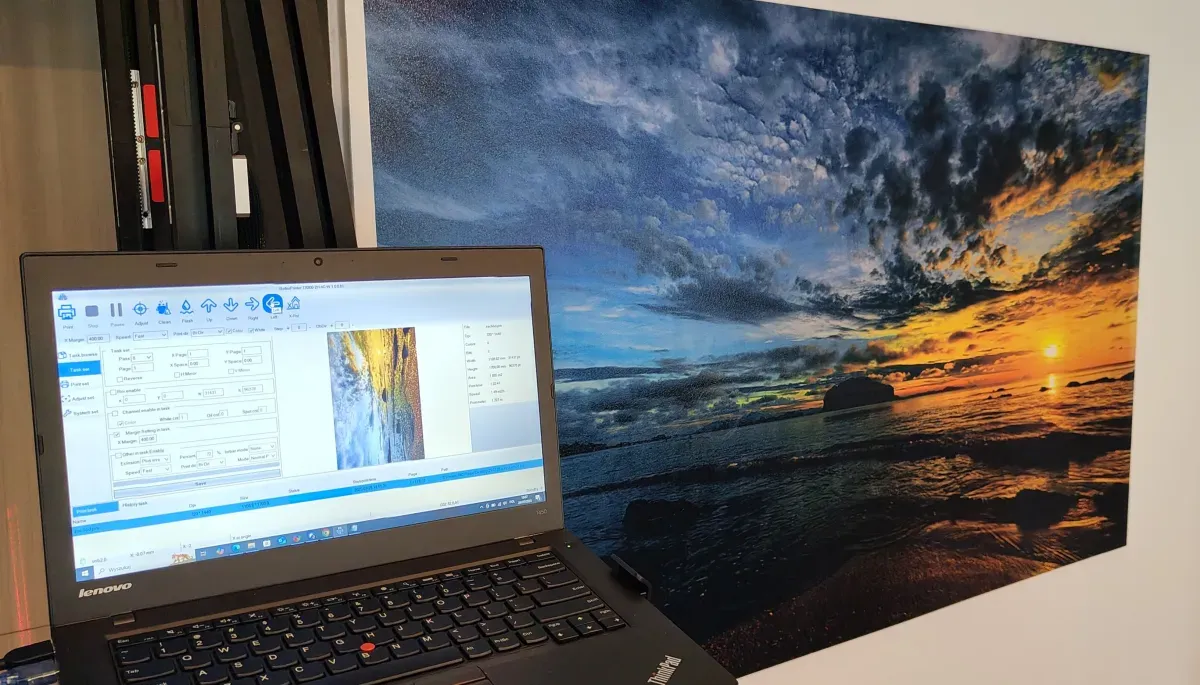 Druk na ścianie pejzaż